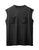 Black Dual Pocket Sleeveless Tee