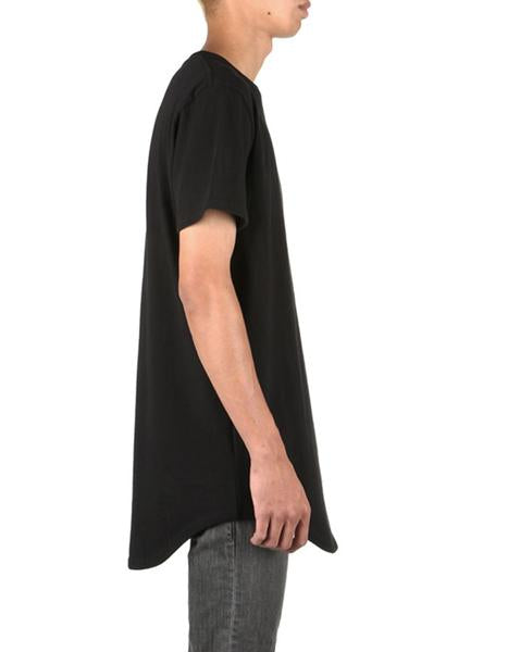 Basic E-Long Scoop Tee – KNYEW